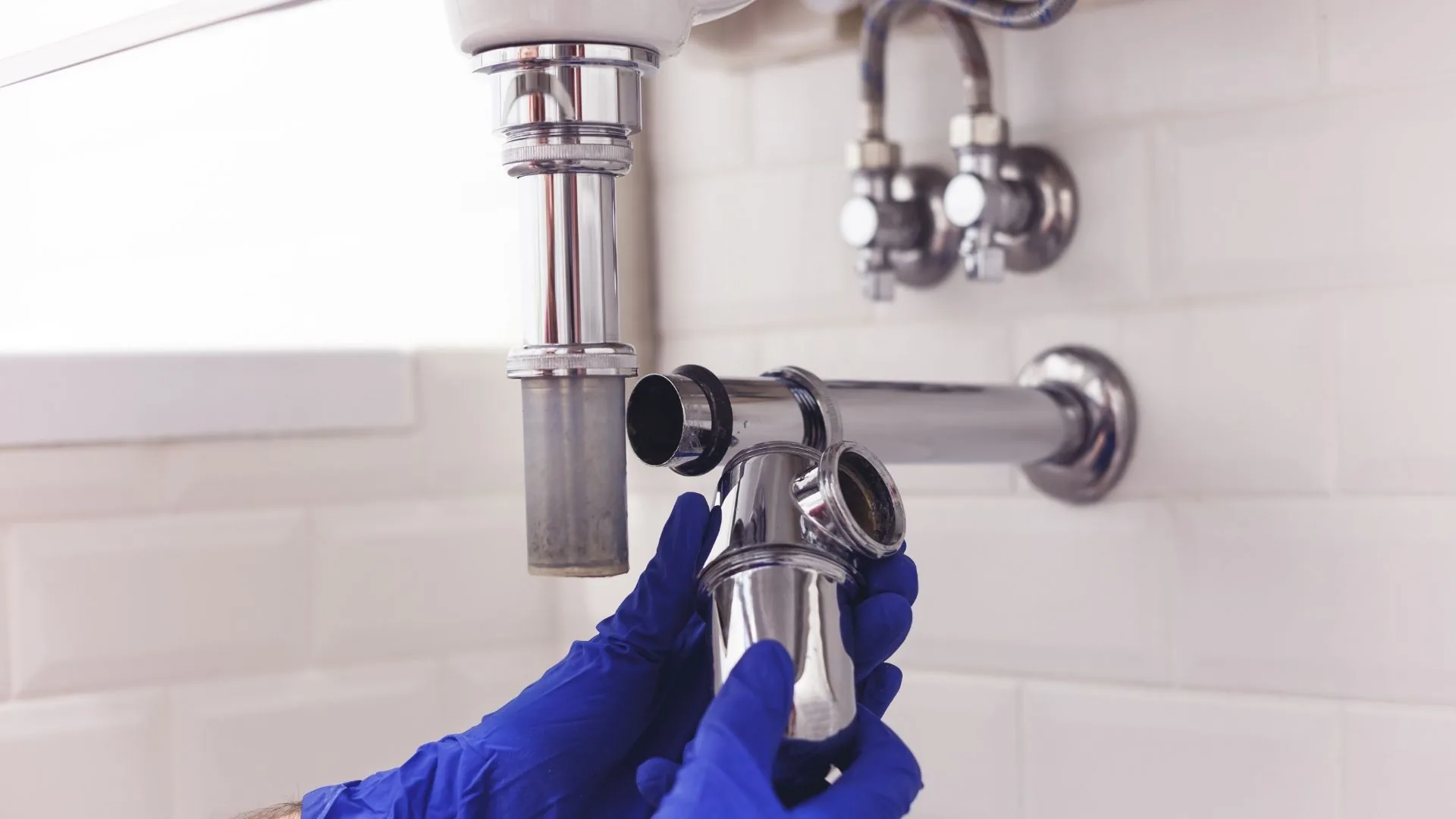 Kitchen sink plumbing work